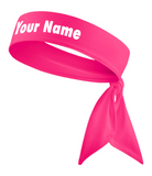 Dark Grey - Custom Personalizable Name Tie Headband