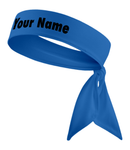 Dark Grey - Custom Personalizable Name Tie Headband