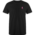 Black Shirt w/ Light Pink Ribbon