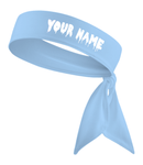 Dark Grey - Custom Personalizable Drip Name Tie Headband