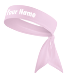 Black - Custom Personalizable Name Tie Headband