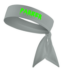 Neon Yellow - Custom Personalizable Drip Name Tie Headband