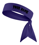 Purple - Custom Personalizable Drip Name Tie Headband