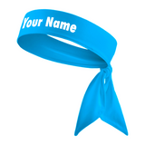 Dark Grey - Custom Personalizable Name Tie Headband