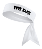 Dark Grey - Custom Personalizable Drip Name Tie Headband