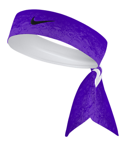 Custom  Purple Abstract Tie Headband