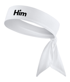 "HIM" Tie Headband