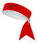 Custom  Red Speckle Tie Headband