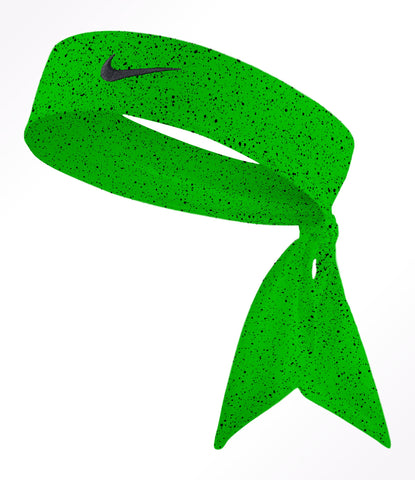 Custom  Green Speckle Tie Headband