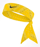 Custom  Yellow Bandana Tie Headband