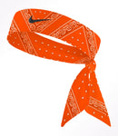 Custom  Orange Bandana Tie Headband