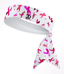 Pink Multi. Ribbon Tie Headband